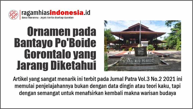 Ornamen pada Bantayo Po'Boide Gorontalo yang Jarang Diketahui